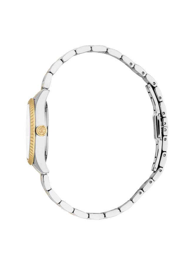roberto cavalli روبرتو كافالي RC5L124M0085 - ساعة كوارتز نسائية من الفولاذ المقاوم للصدأ 3 عقارب - Image 2
